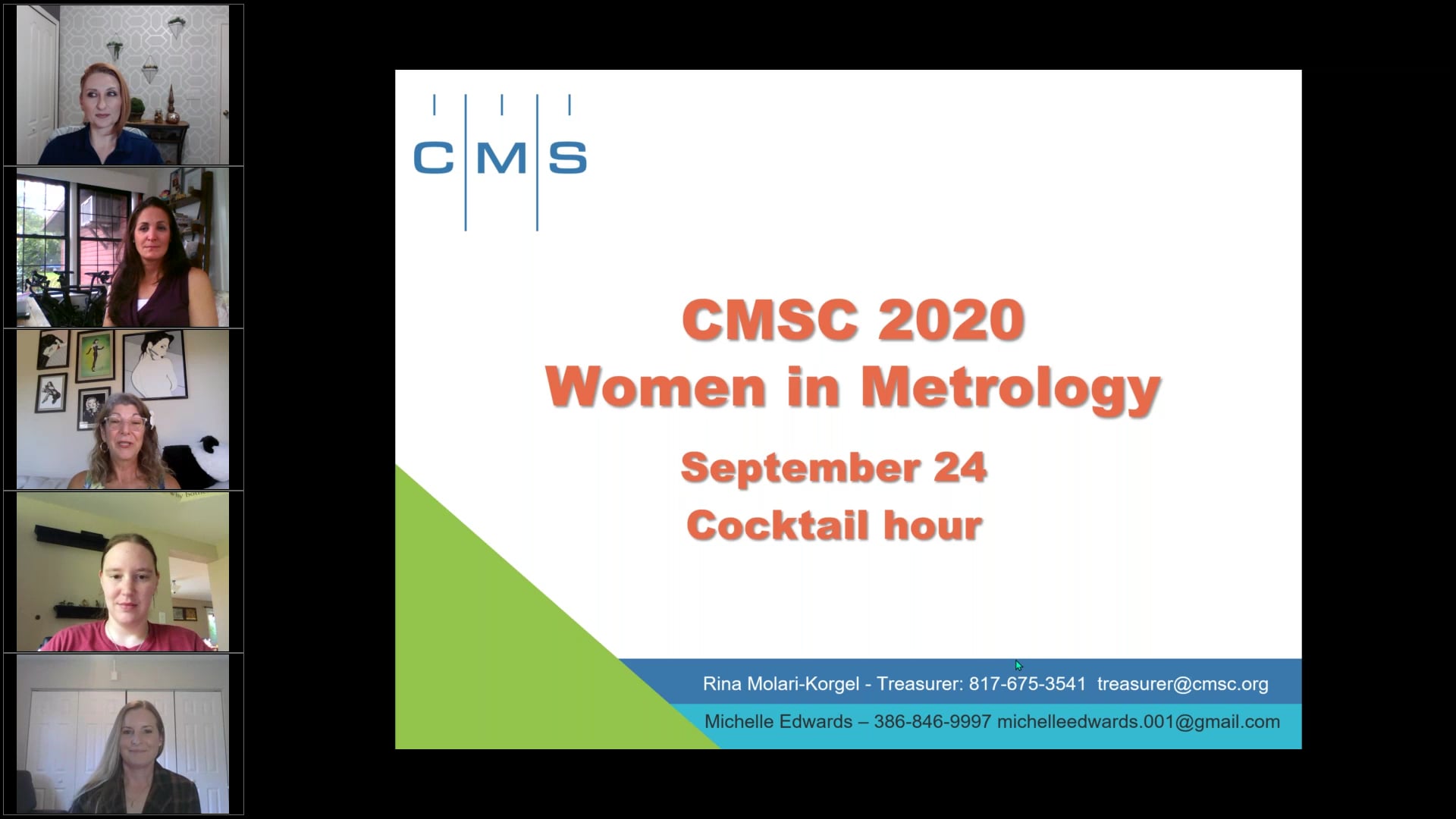 Women in Metrology Cocktail Session 3